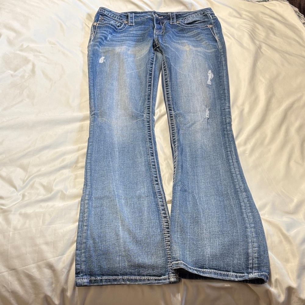 Miss Me Light Blue Flare Jeans